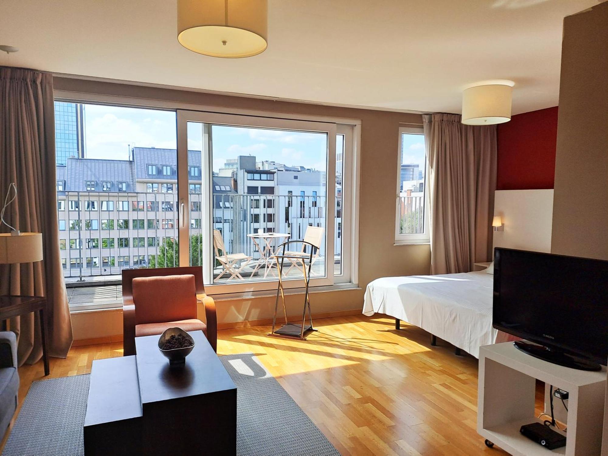 Mas Aparthotel Eu Bruselas Exterior foto